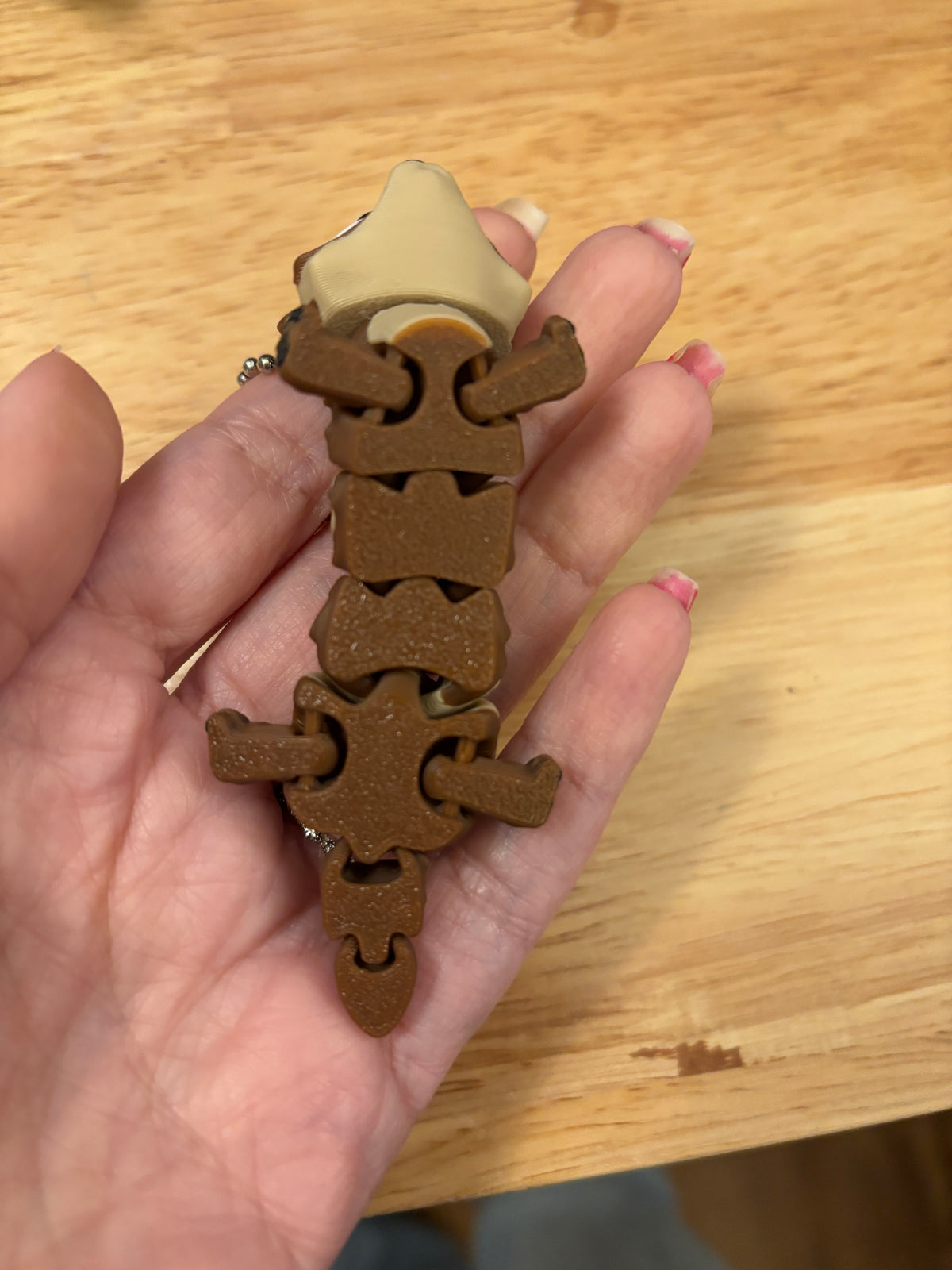 Ferret keychain, Big Eye Ferret Keychain, 3d printed keychain Ferret, Cute Keychain