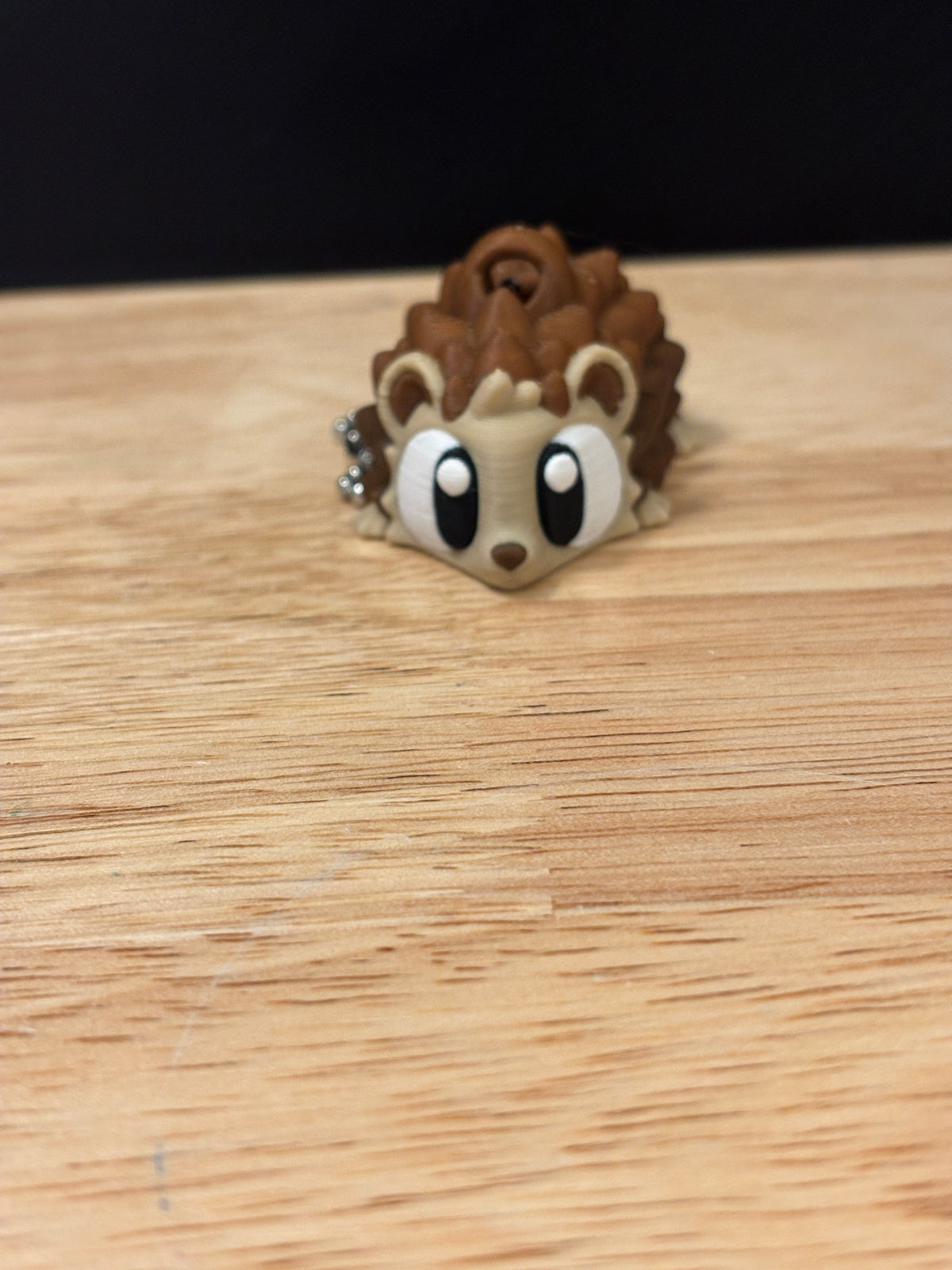 Hedgehog keychain, Big Eye Hedgehog Keychain, 3d printed keychain Hedgehog, Cute Keychain