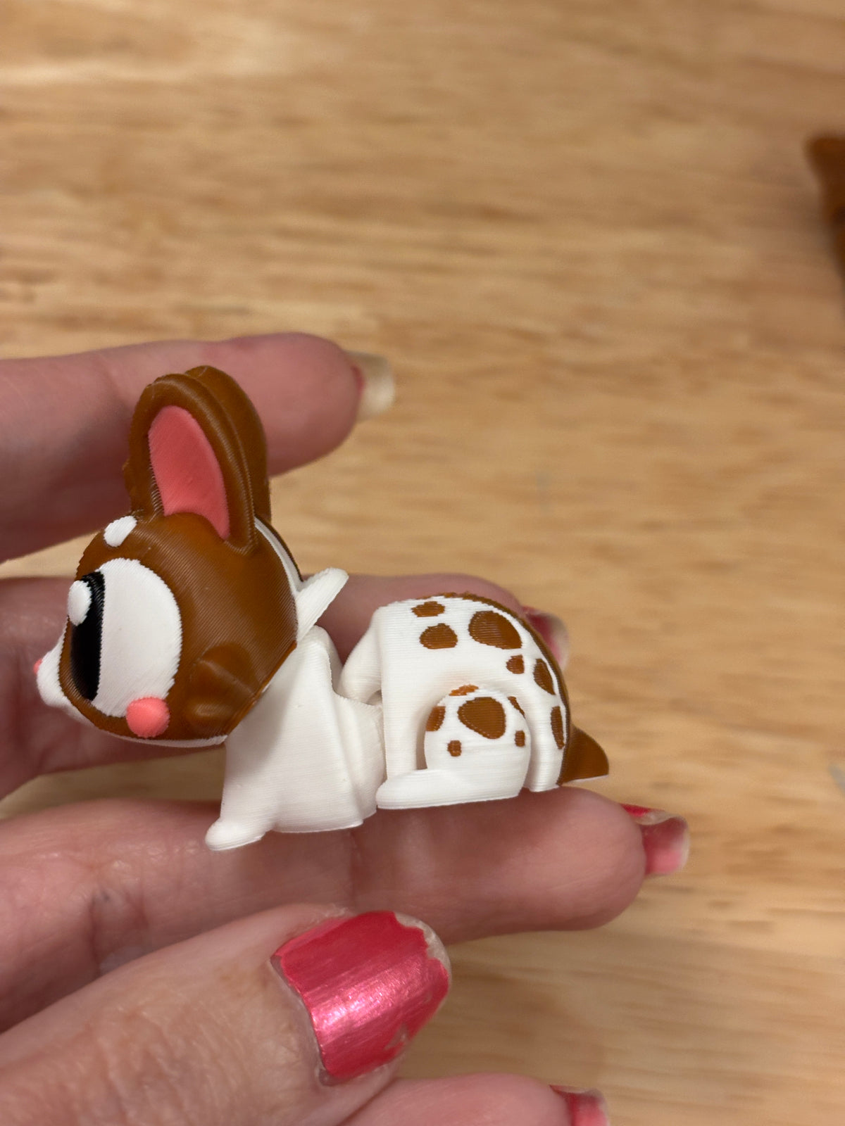 Customizable Bunny Keychain, Rabbit keychain, Big Eye Rabbit Keychain, 3d printed keychain Rabbit, Cute Keychain