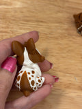 Customizable Bunny Keychain, Rabbit keychain, Big Eye Rabbit Keychain, 3d printed keychain Rabbit, Cute Keychain