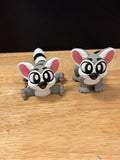 Lemur keychain, Big Eye Lemur Keychain, 3d printed keychain Lemur, Cute Keychain