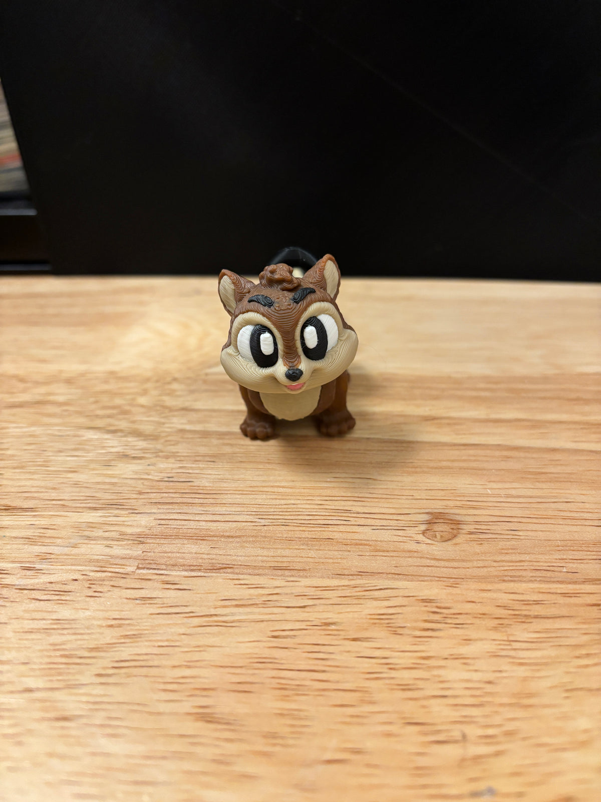 Long Tailed Chipmunk Key chain, 3D printed Fluffy Chipmunk keychain, Fluffy tailed Chipmunk Keychain,  Chipmunk key chain