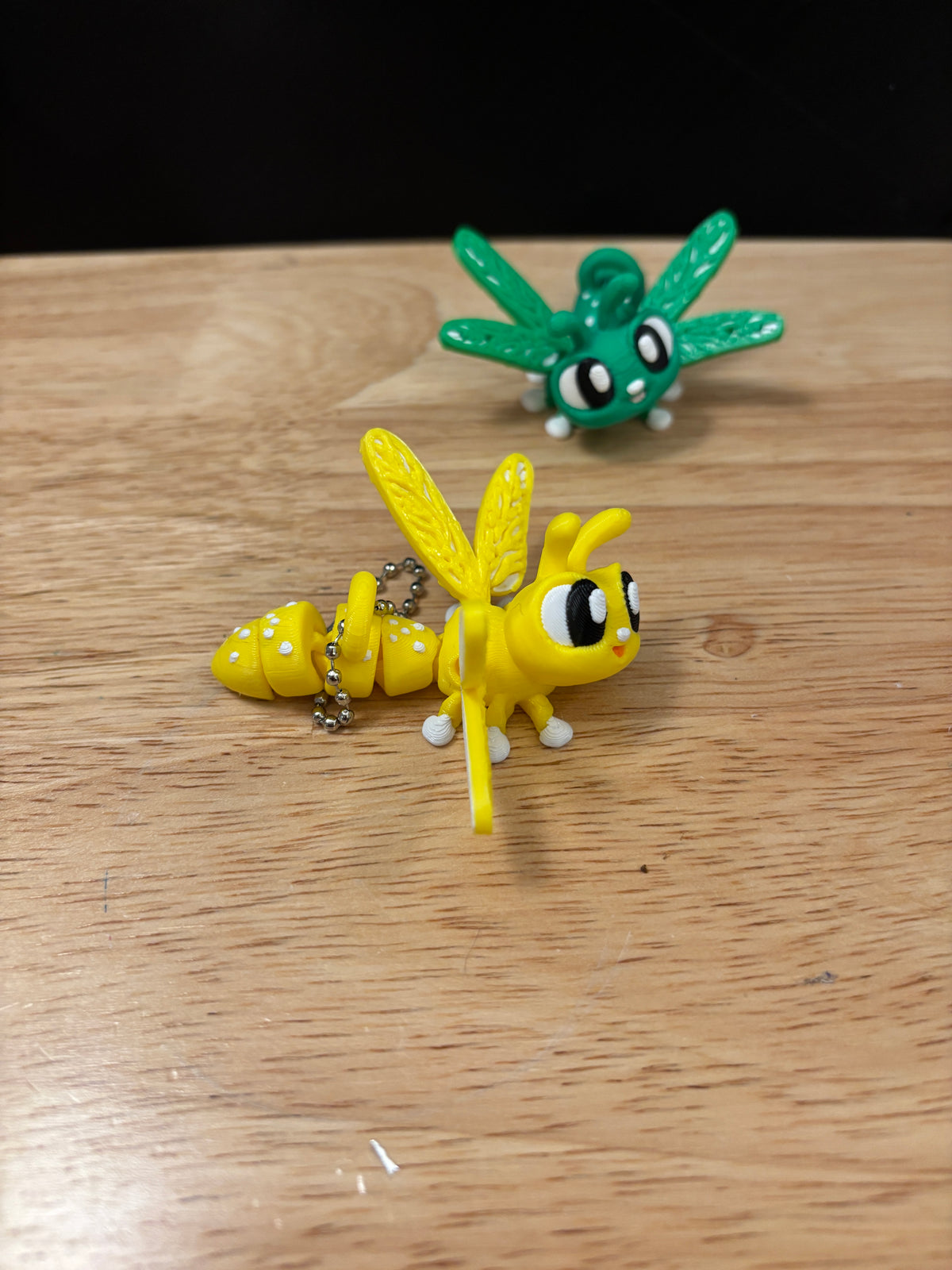 Dragonfly keychain, Big Eye Dragonfly Keychain, 3d printed keychain Dragonfly, Cute Dragonfly