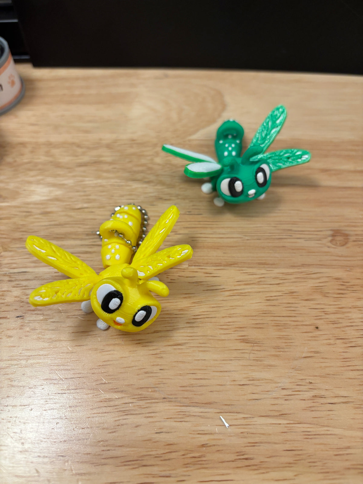 Dragonfly keychain, Big Eye Dragonfly Keychain, 3d printed keychain Dragonfly, Cute Dragonfly