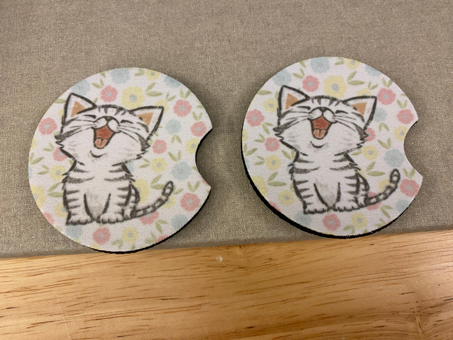 Singing Cat bundle set, Tabby Cat Gift Set, Cat Mug with iPhone 14 case and fridge magnet with matching sticker set, Cat Bundle set