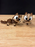 Customizable Germain Shepard keychain, Big Eye Shepard Keychain, 3d printed keychain Dog, Cute Keychain, Flexi Germain Shepard keychain