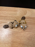 Beaver keychain, Big Eye Beaver Keychain, 3d printed keychain Beaver, Cute Keychain