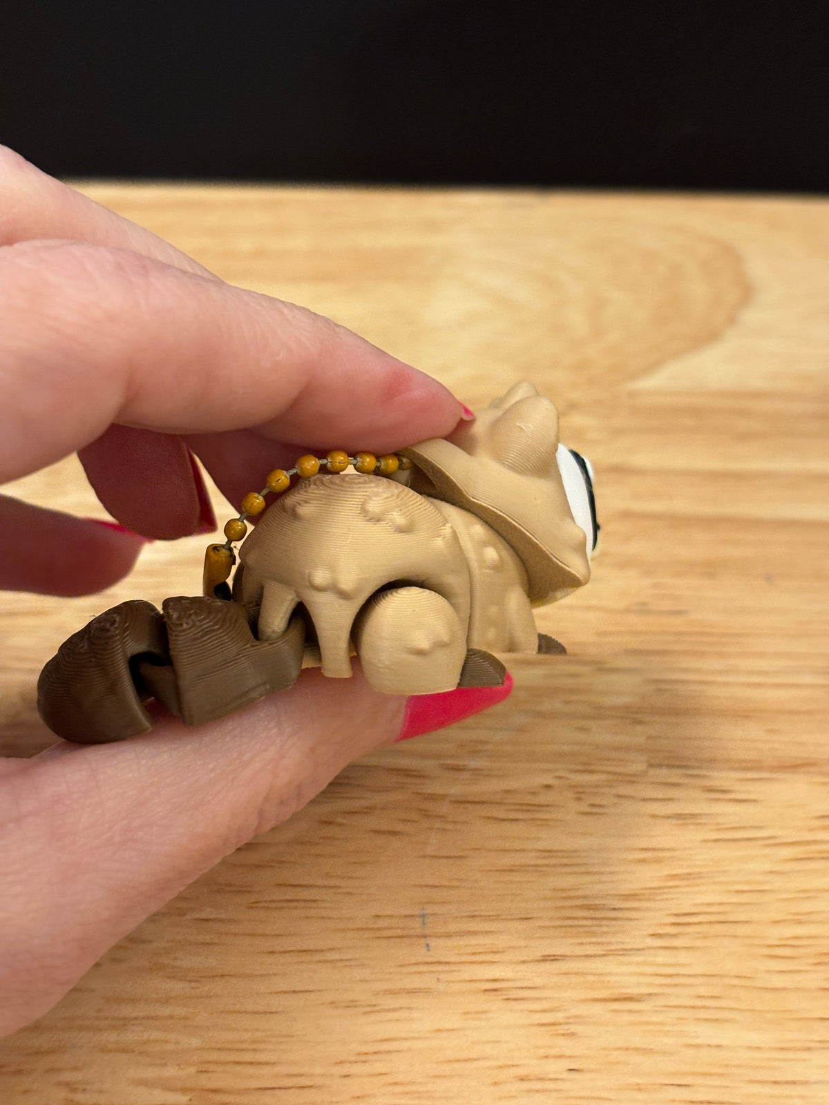 Pug keychain, Big Eye Pug Keychain, 3d printed keychain Dog, Cute Keychain, Flexi Pug