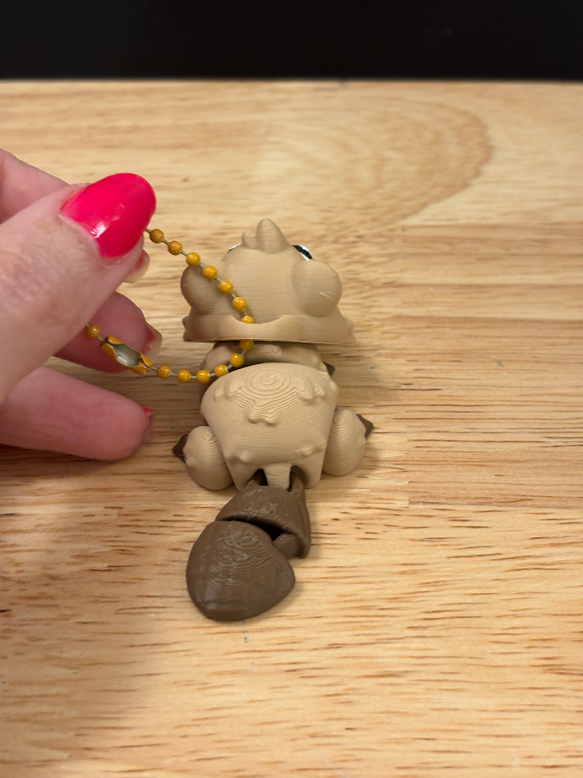 Pug keychain, Big Eye Pug Keychain, 3d printed keychain Dog, Cute Keychain, Flexi Pug