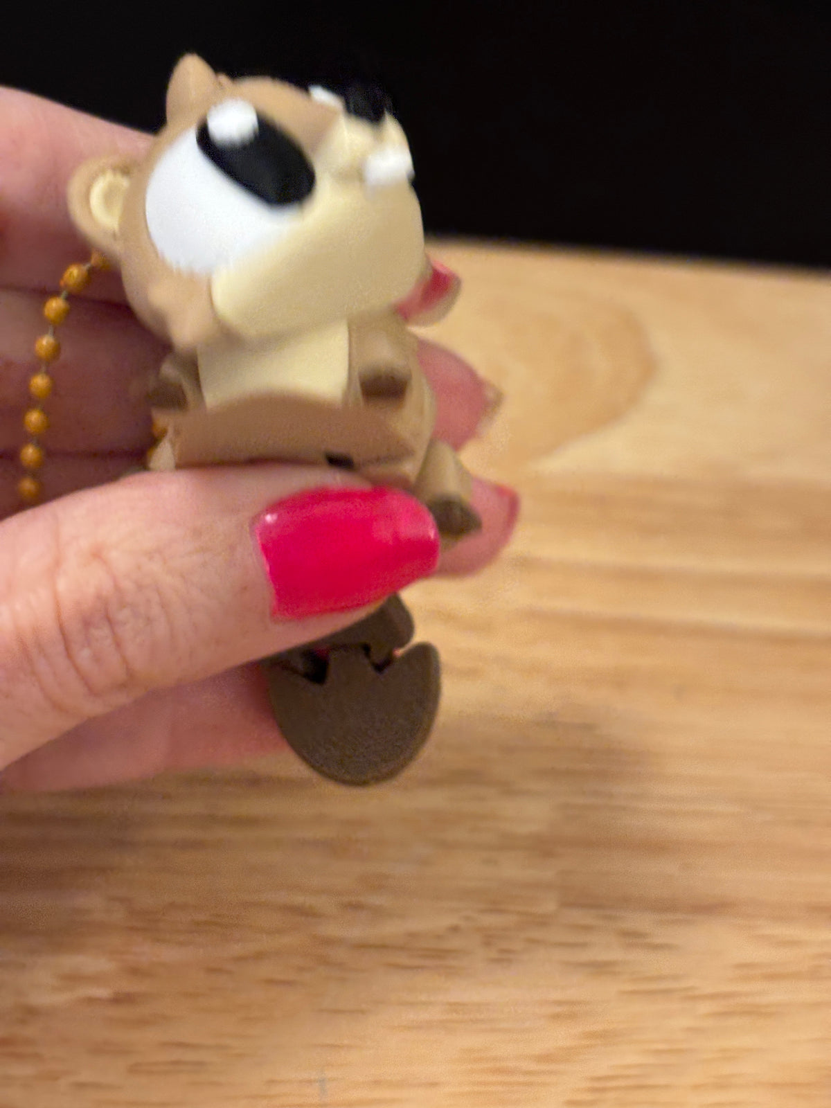 Beaver keychain, Big Eye Beaver Keychain, 3d printed keychain Beaver, Cute Keychain