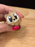 Beaver keychain, Big Eye Beaver Keychain, 3d printed keychain Beaver, Cute Keychain