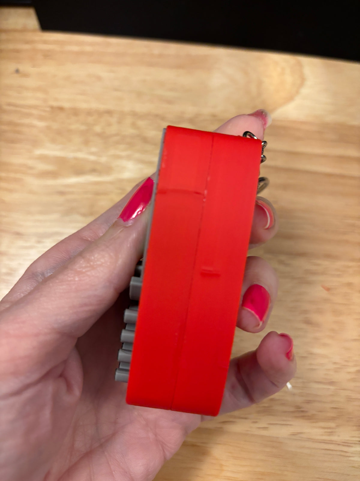 Clicky Cell Phone Key chain, 3D printed Retro Cell Phone keychain, Clicky Keychain, Custom Cell Phone keychain, Fidget Cell Phone