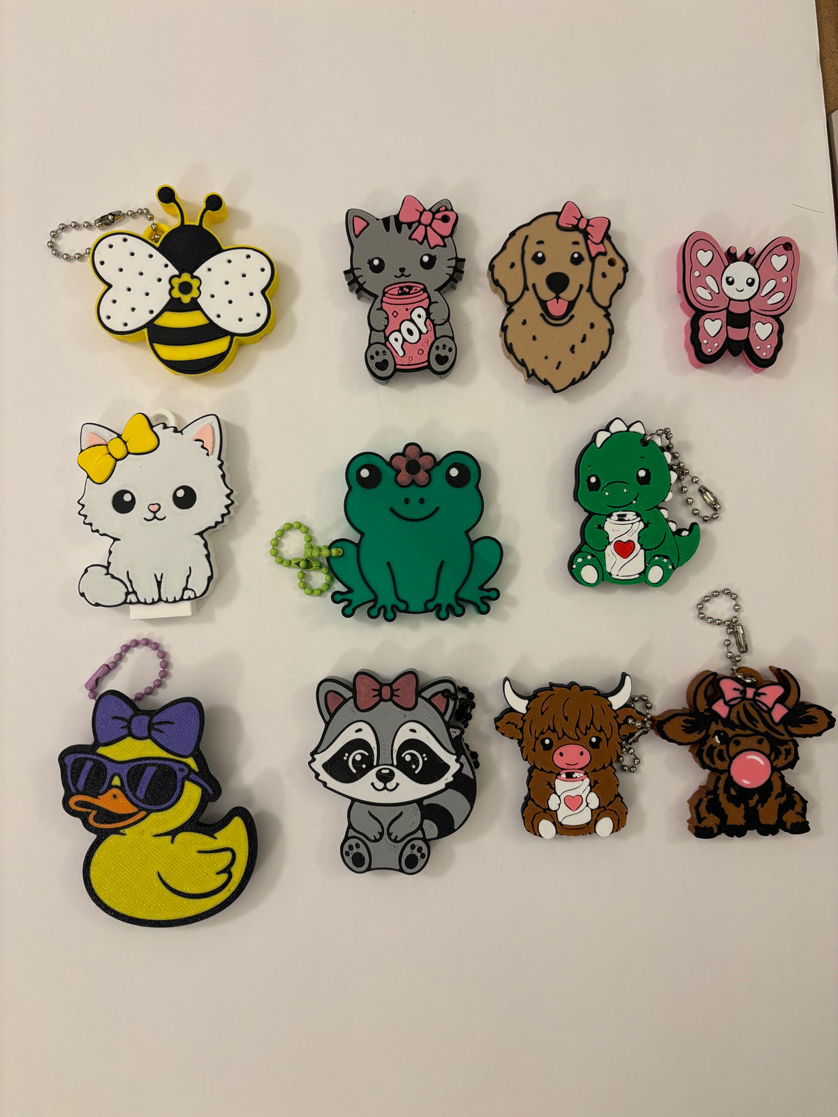 Soda Pop Can Opener Keychains, option 3