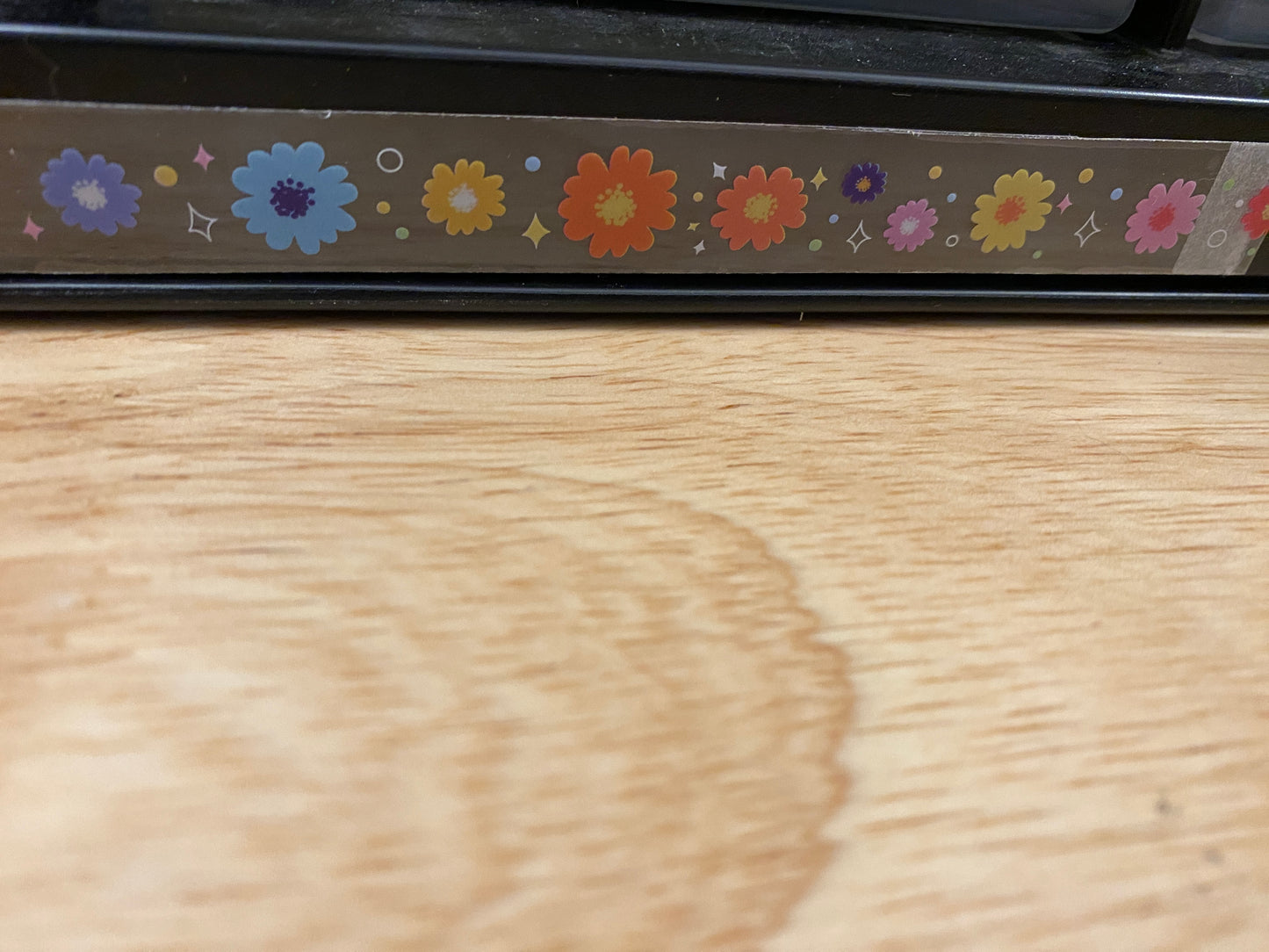 Multi Colored Daisy Washi Clear Tape
