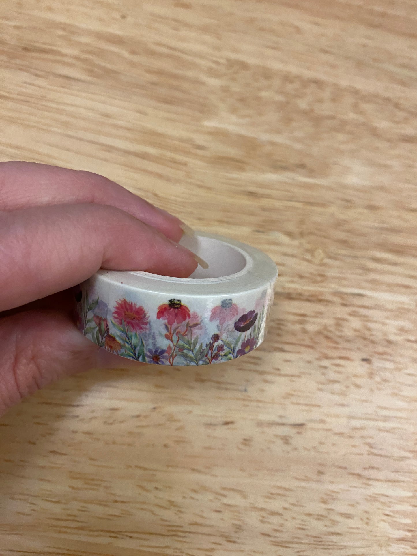 Big Roll of Floral Washi Tape