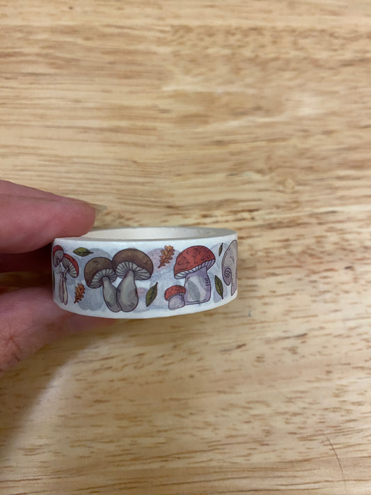 Big Roll of BignSmall Mushrooms Washi Tape