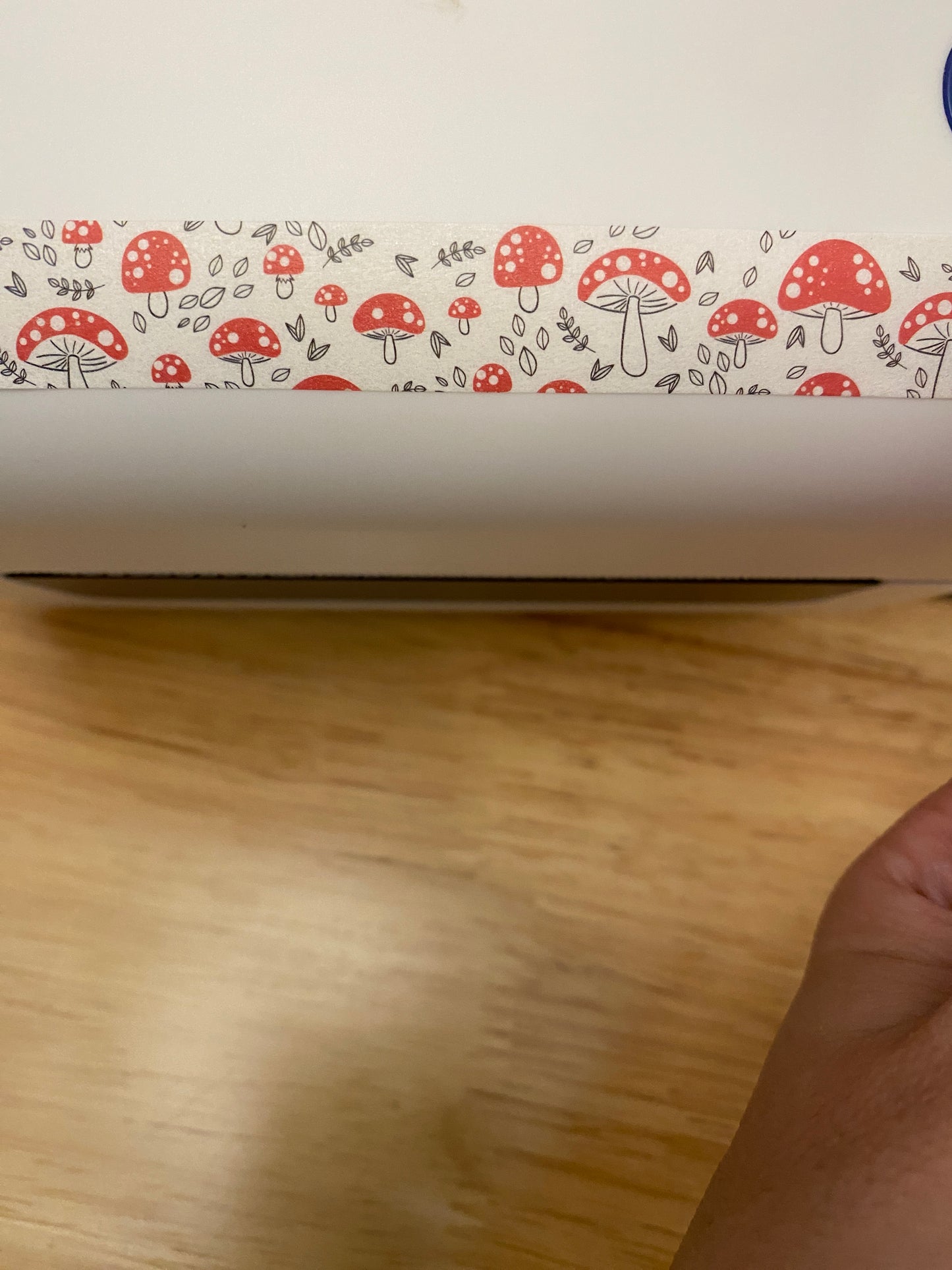 Big Roll Red Spotted Mushrooms Washi Tape