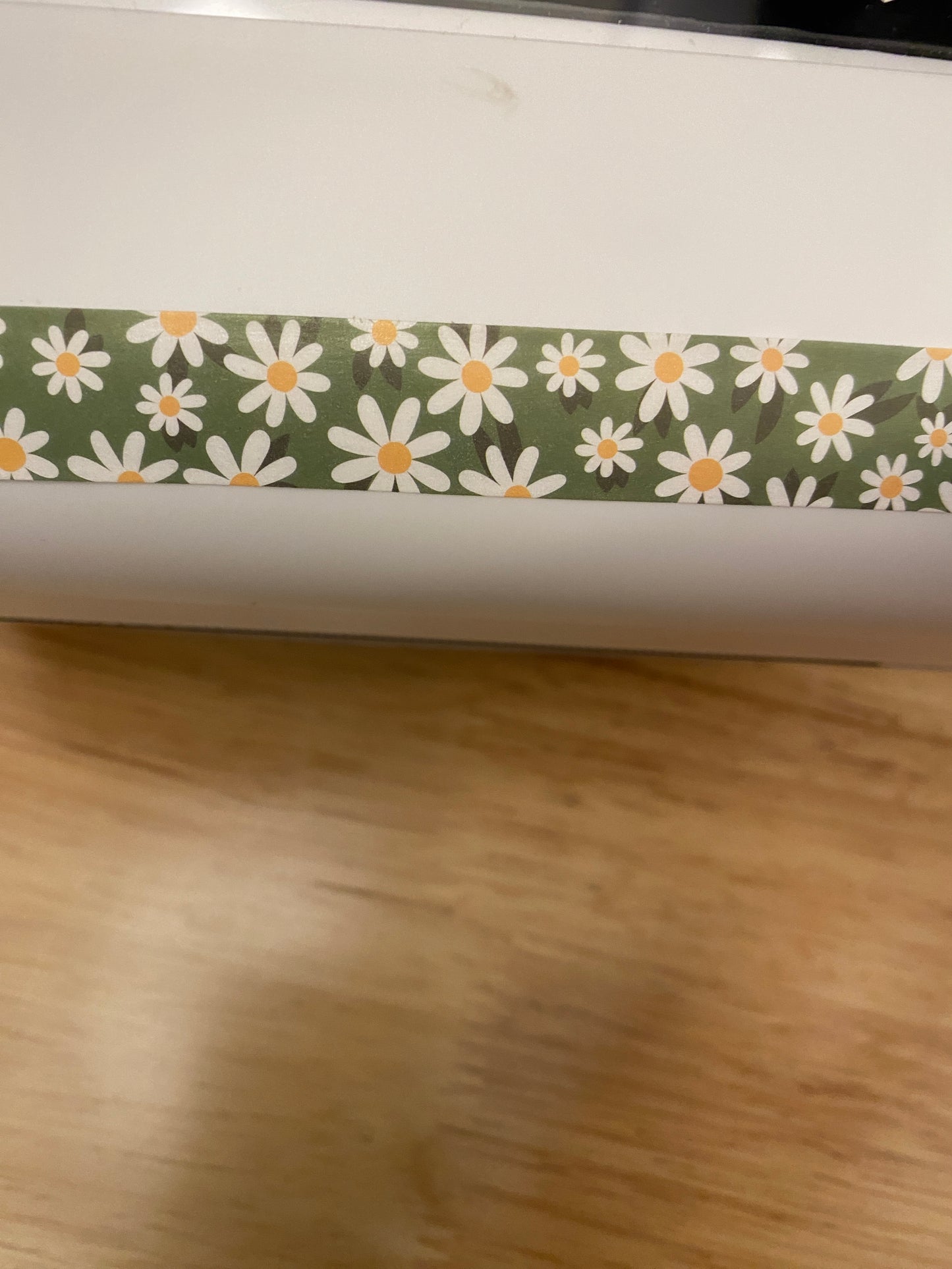 Big Roll of Green Daisy Washi Tape