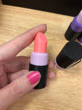 Custom Clicky Lipstick Key chain, 3D printed lip stick keychain, clicky Lip stick keychain