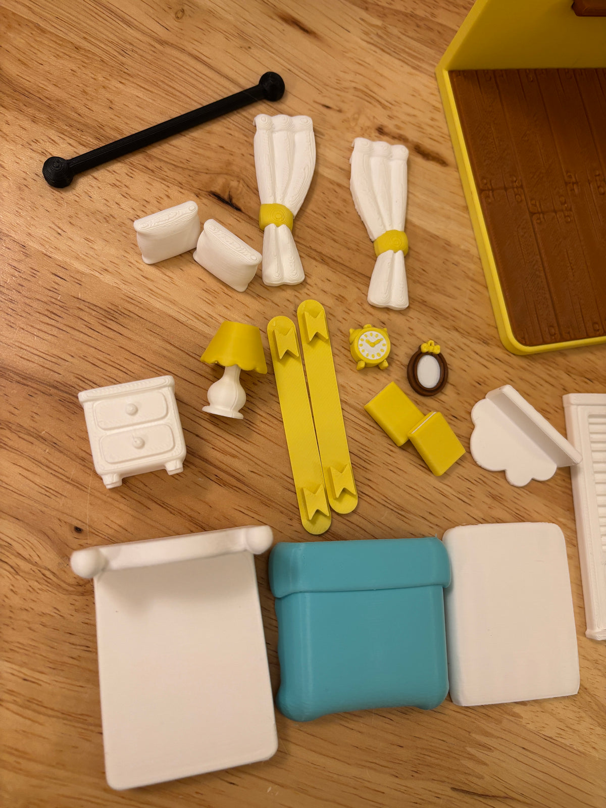 Custom Tiny Bedroom, 3D printed Bedroom, Bedroom room, Tiny Room, interconnecting rooms, Cute Bedroom setup, Interconnecting bedroom
