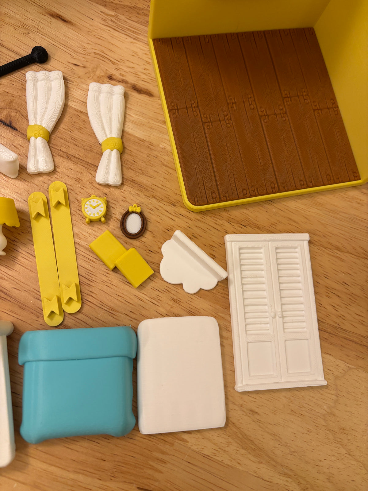 Custom Tiny Bedroom, 3D printed Bedroom, Bedroom room, Tiny Room, interconnecting rooms, Cute Bedroom setup, Interconnecting bedroom