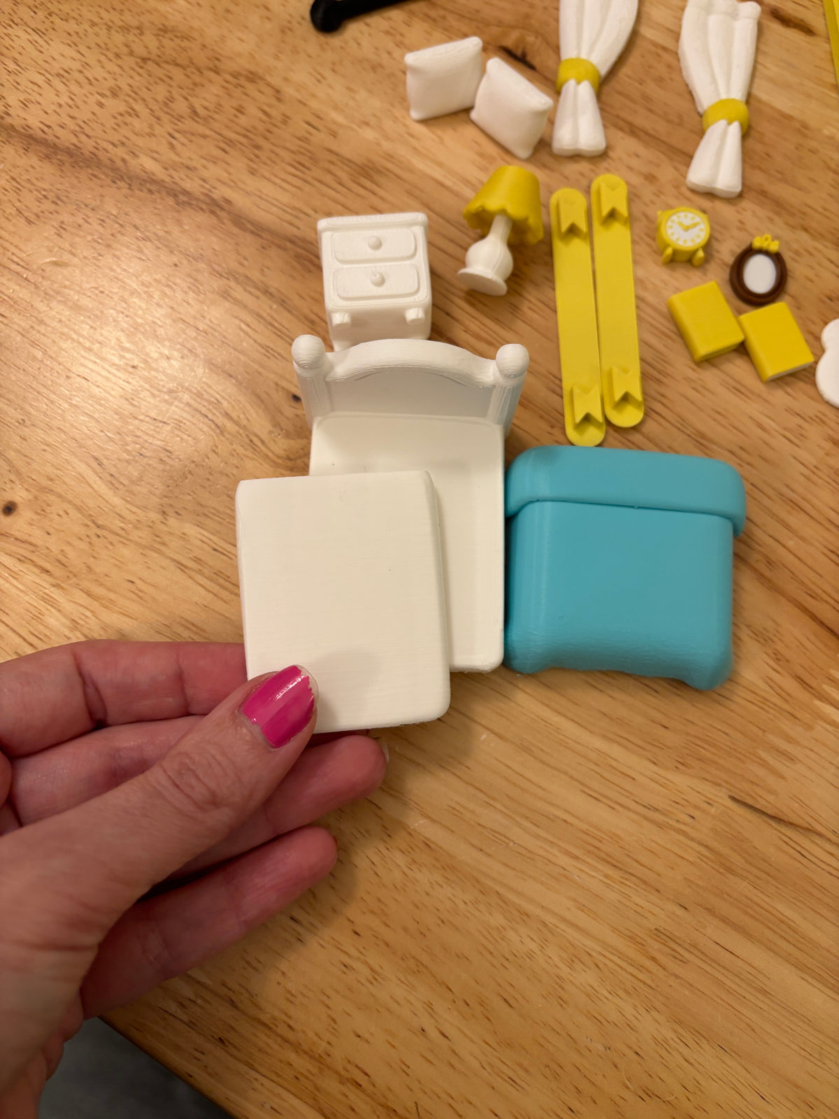 Custom Tiny Bedroom, 3D printed Bedroom, Bedroom room, Tiny Room, interconnecting rooms, Cute Bedroom setup, Interconnecting bedroom