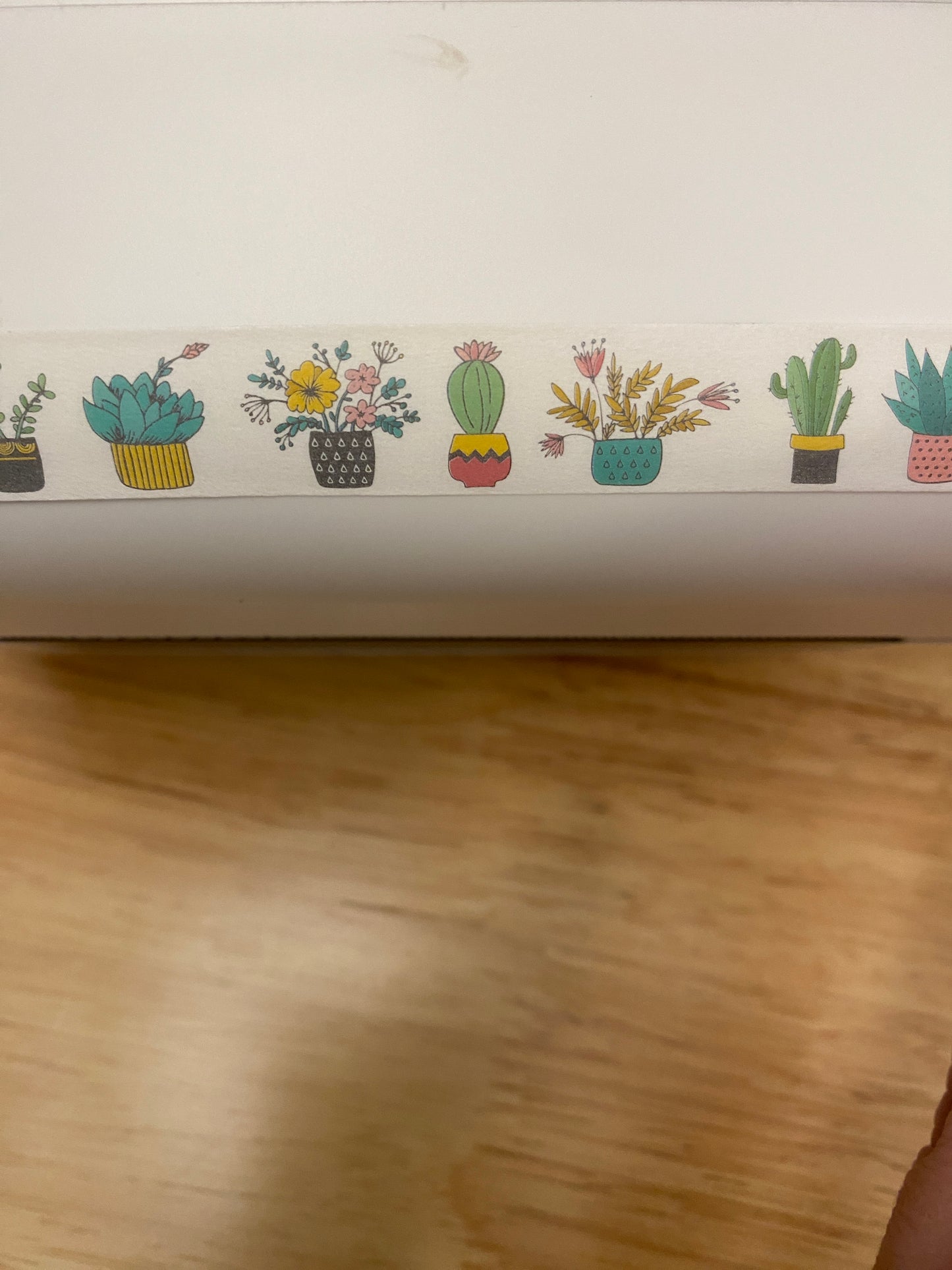 Big Roll of Plants in Vases Washi Tape