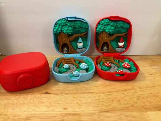 Customize Gnome Homes, Mushroom Gnomes with Homes, Mushroom Gnomes Case