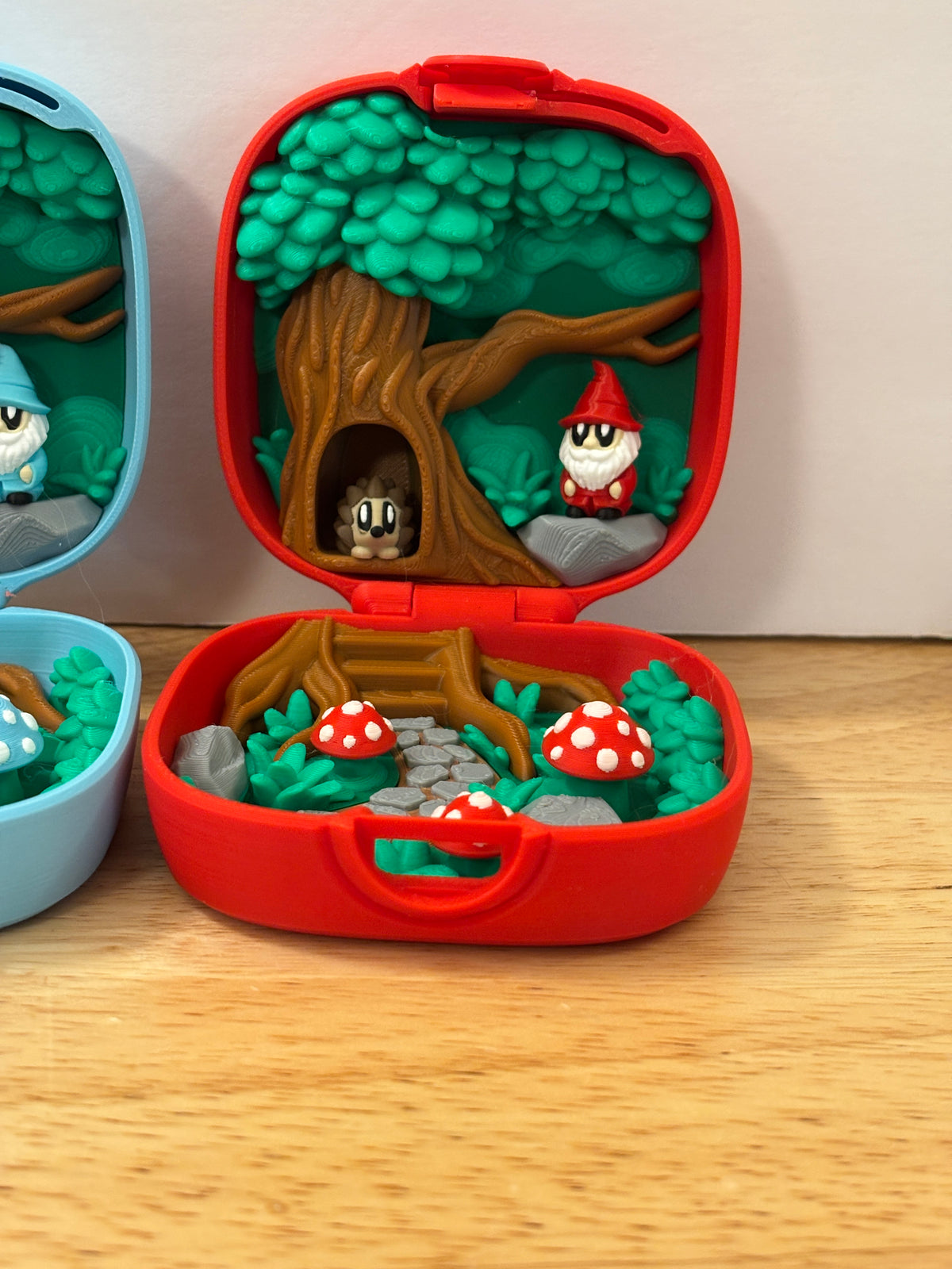 Customize Gnome Homes, Mushroom Gnomes with Homes, Mushroom Gnomes Case