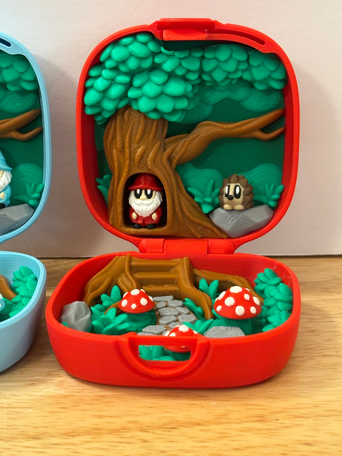 Customize Gnome Homes, Mushroom Gnomes with Homes, Mushroom Gnomes Case