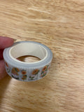 Gnomes with Sunflowers Washi Tapes, Gnome Washi Tape roll, Gnome woth Green Boots with Sunflowers Washi Tape Roll, Sunflowers and Gnomes