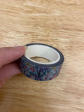 Big Roll of Grassy Wild Flowers Washi Tape, Flowers Washi Tape roll, Decorative Adhesive Masking Tapes, Floral Washi tape