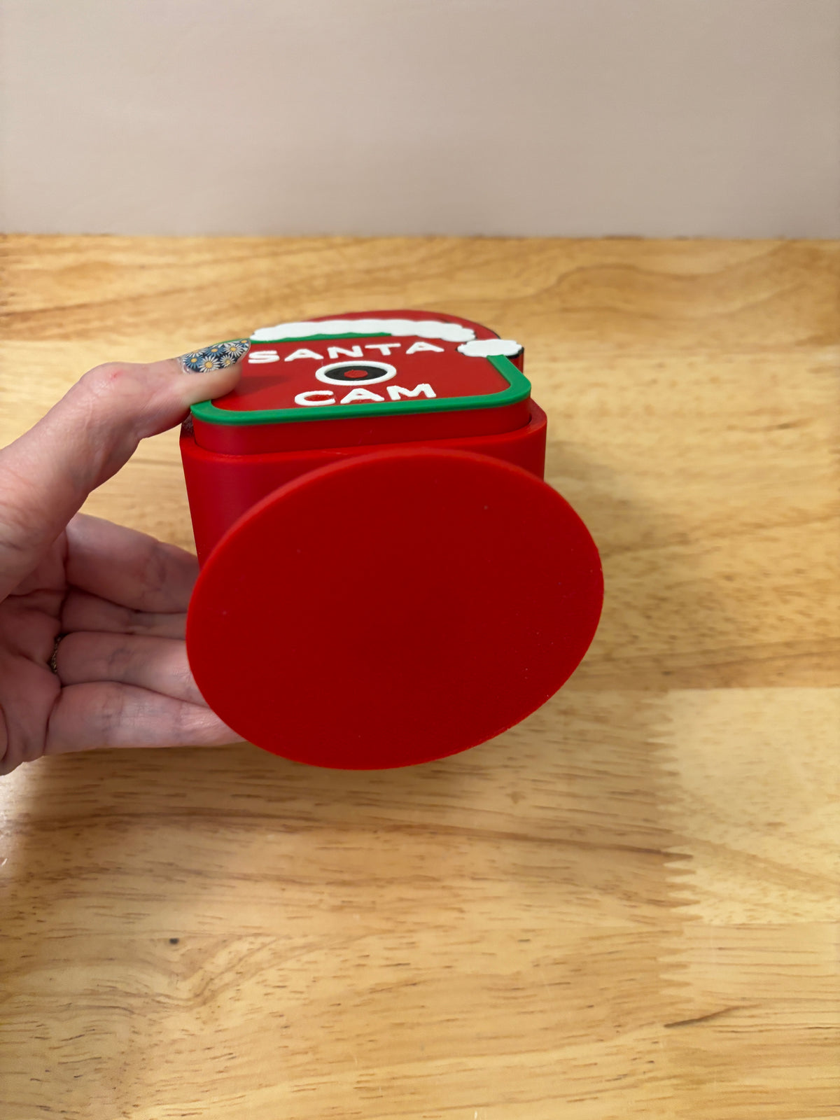 5" Santa Cam toy, Cute Santa Camera Toy, fake camera