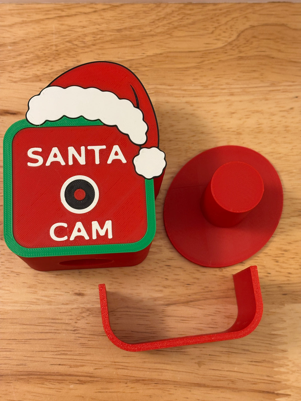 5" Santa Cam toy, Cute Santa Camera Toy, fake camera
