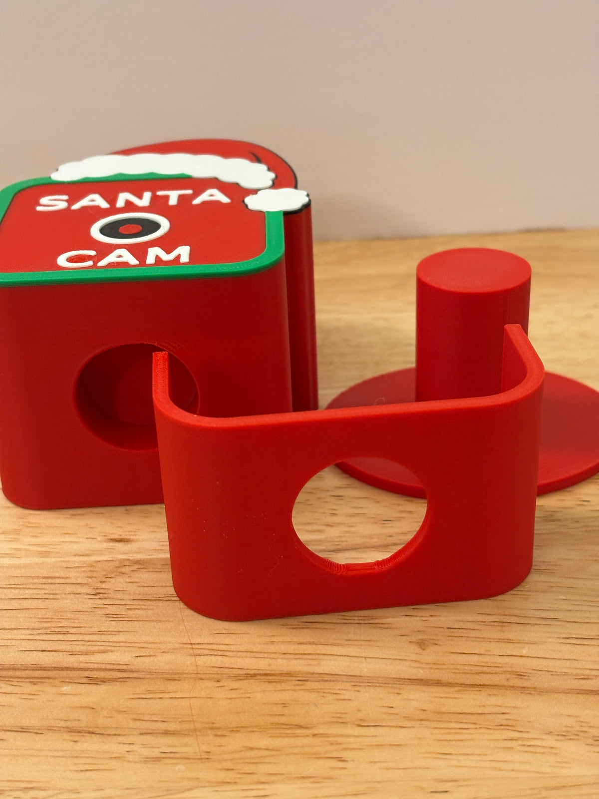 5" Santa Cam toy, Cute Santa Camera Toy, fake camera