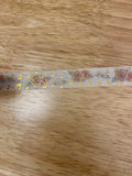 Gold Foil Musical Flowers Washi Tape