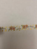Gold Foil Musical Flowers Washi Tape