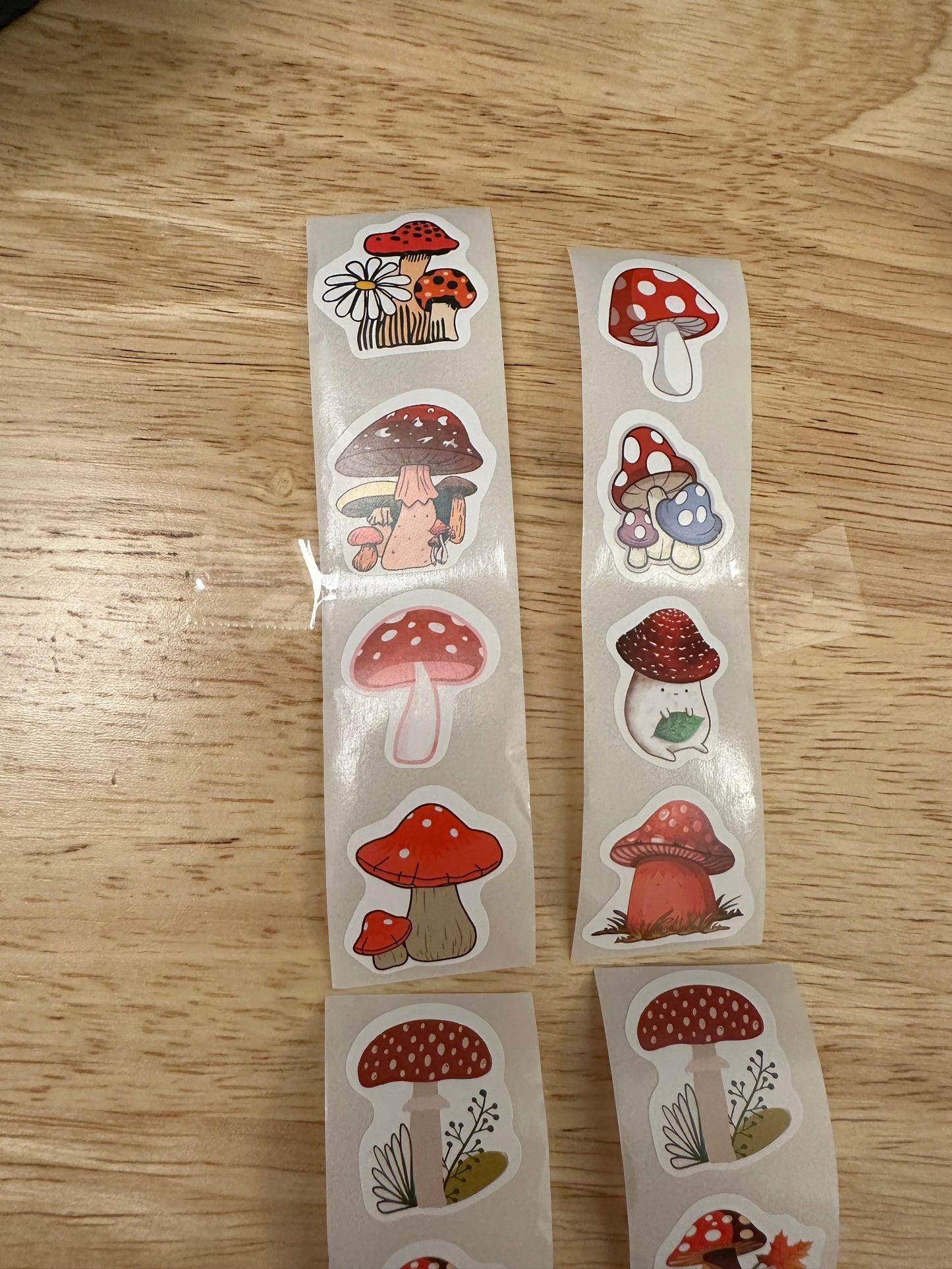 40 pieces Mushroom Sticker Pack