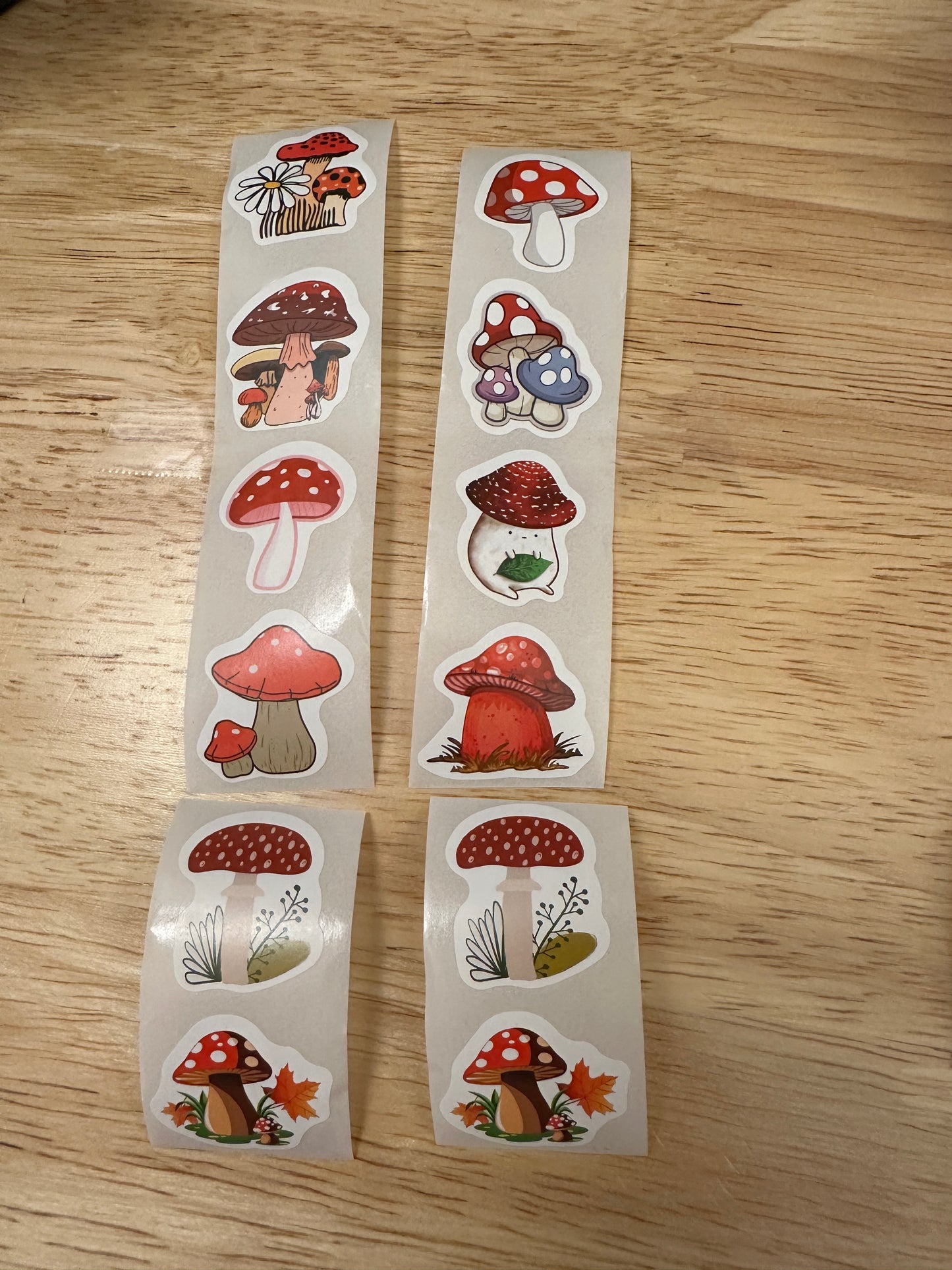 40 pieces Mushroom Sticker Pack