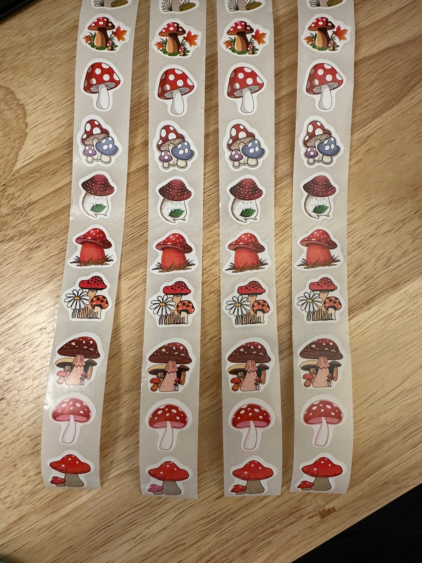 40 pieces Mushroom Sticker Pack