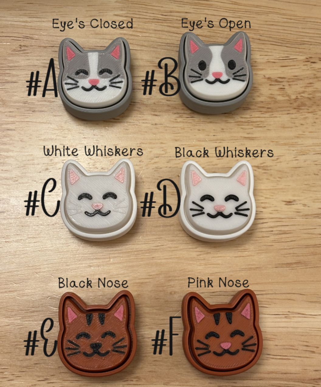 Custom Clicky Cat Keychain, Fidget Kitty Keychain, Kitty Fidget keychain, Clicky Cat keychain