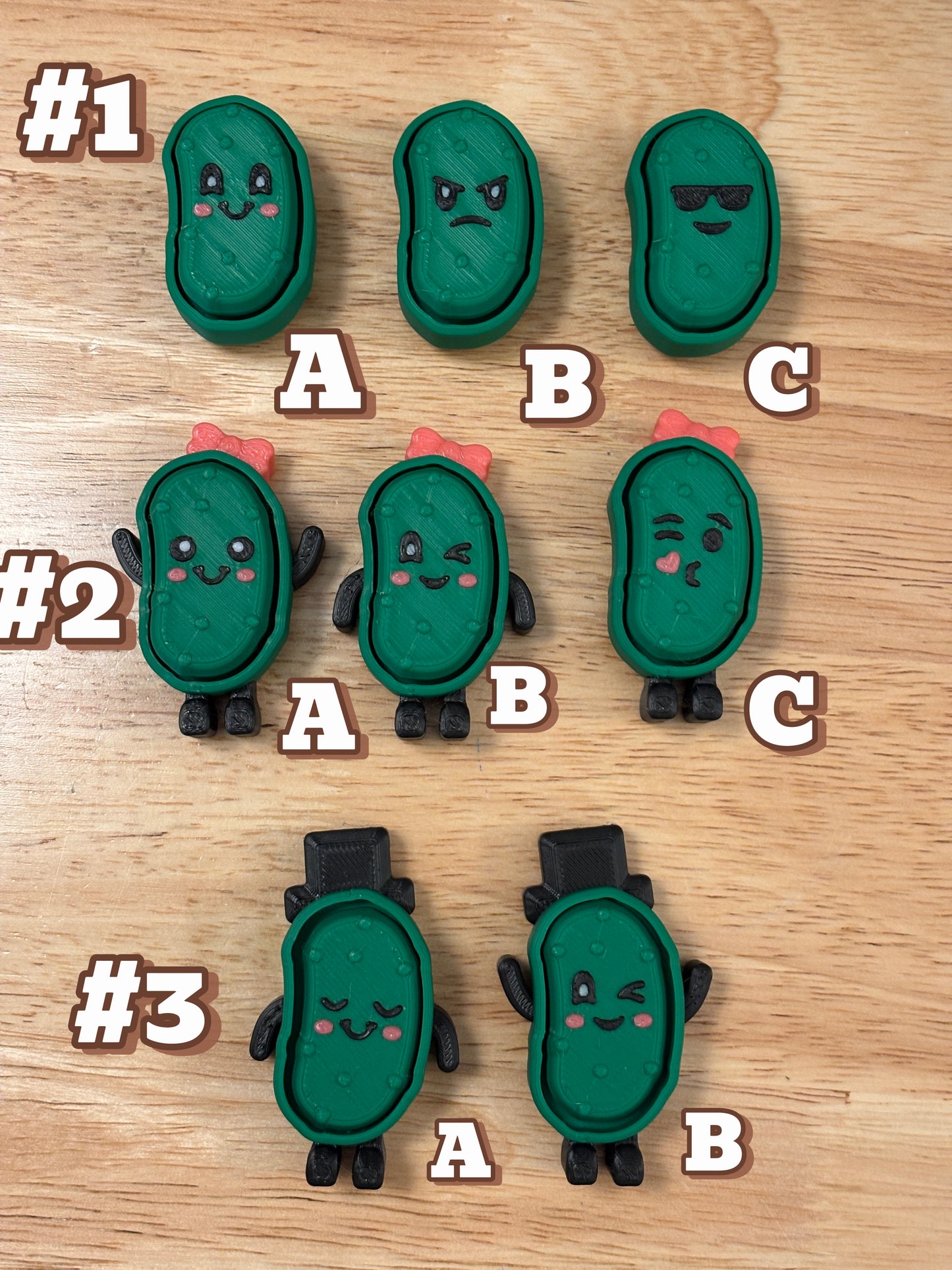 Fidget Clicker Pickle, Customize Pickle Clicker, Keychain Pickle Clicker, Fidget Pickle