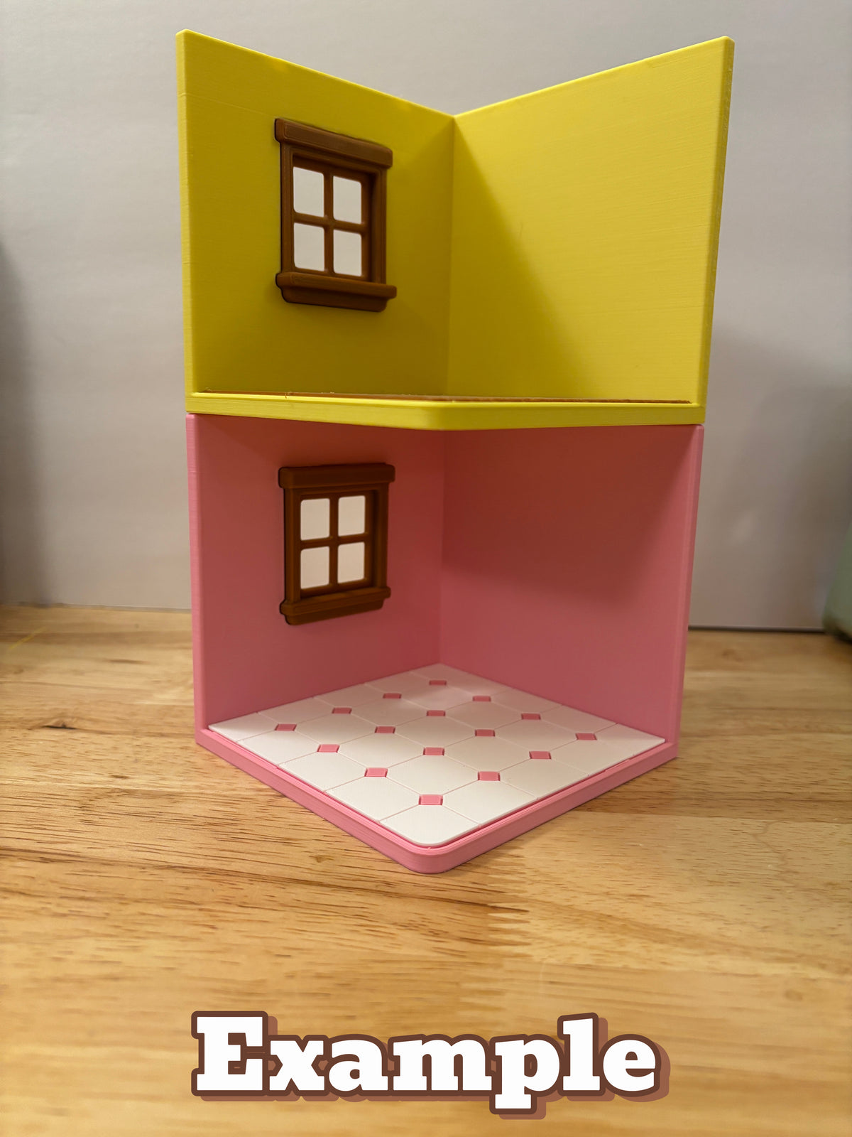 Custom Tiny Kitchen Room, 3D printed kitchen room, Kitchen room, Tiny Room, interconnecting rooms, Cute Kitchen setup