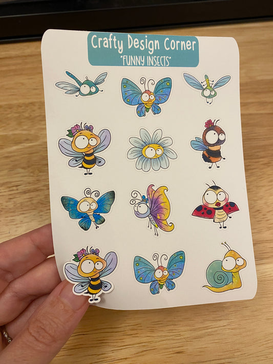 Funny Insects Planner STICKER