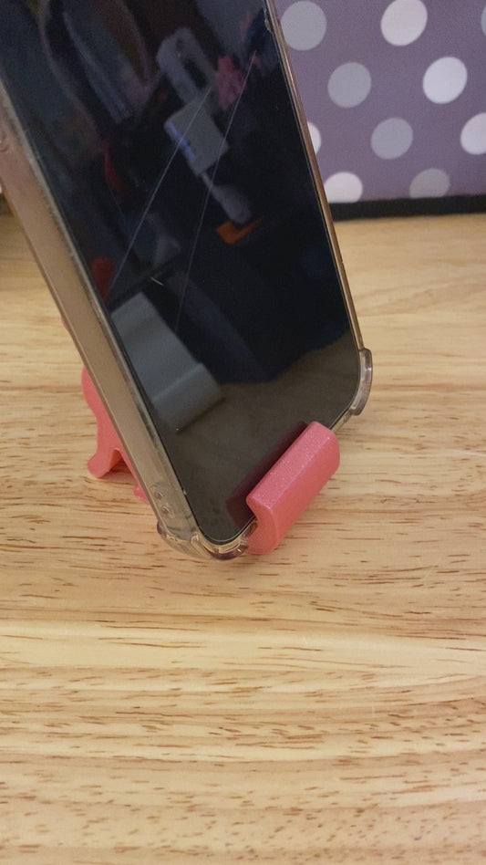 Silhouette of a Cute Cat Phone Stand, Cat Stand, Desk Cat stand, Cat Cell Phone Stand