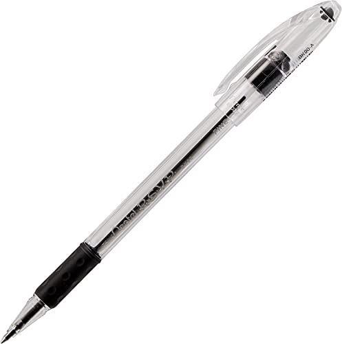 Pentel R.S.V.P. Ballpoint Pen, Fine Line, Black Ink, 5 Pack (BK90BP5A)