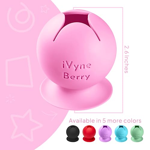 iVyne Berry Suctioned Vinyl Weeding Scrap Collector & Holder for Weeding Tools for Vinyl - Pink