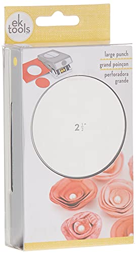 EK Tools Circle Paper Punch, 2.5-Inch, New Package , White