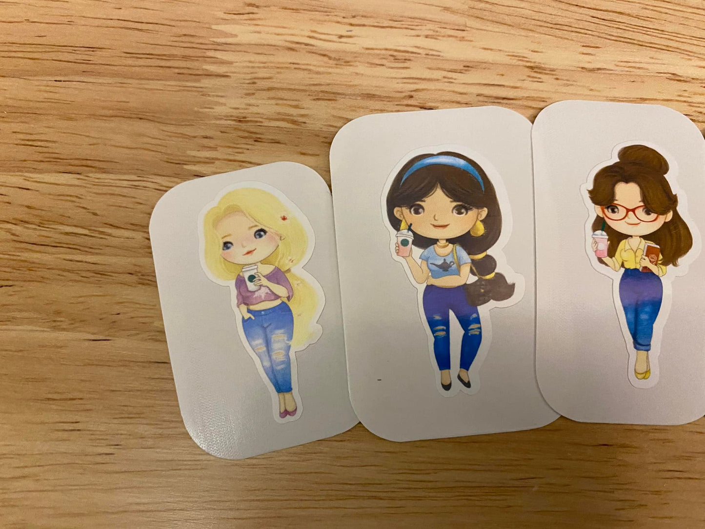 Cute Coffee Princesses Sticker Pack
