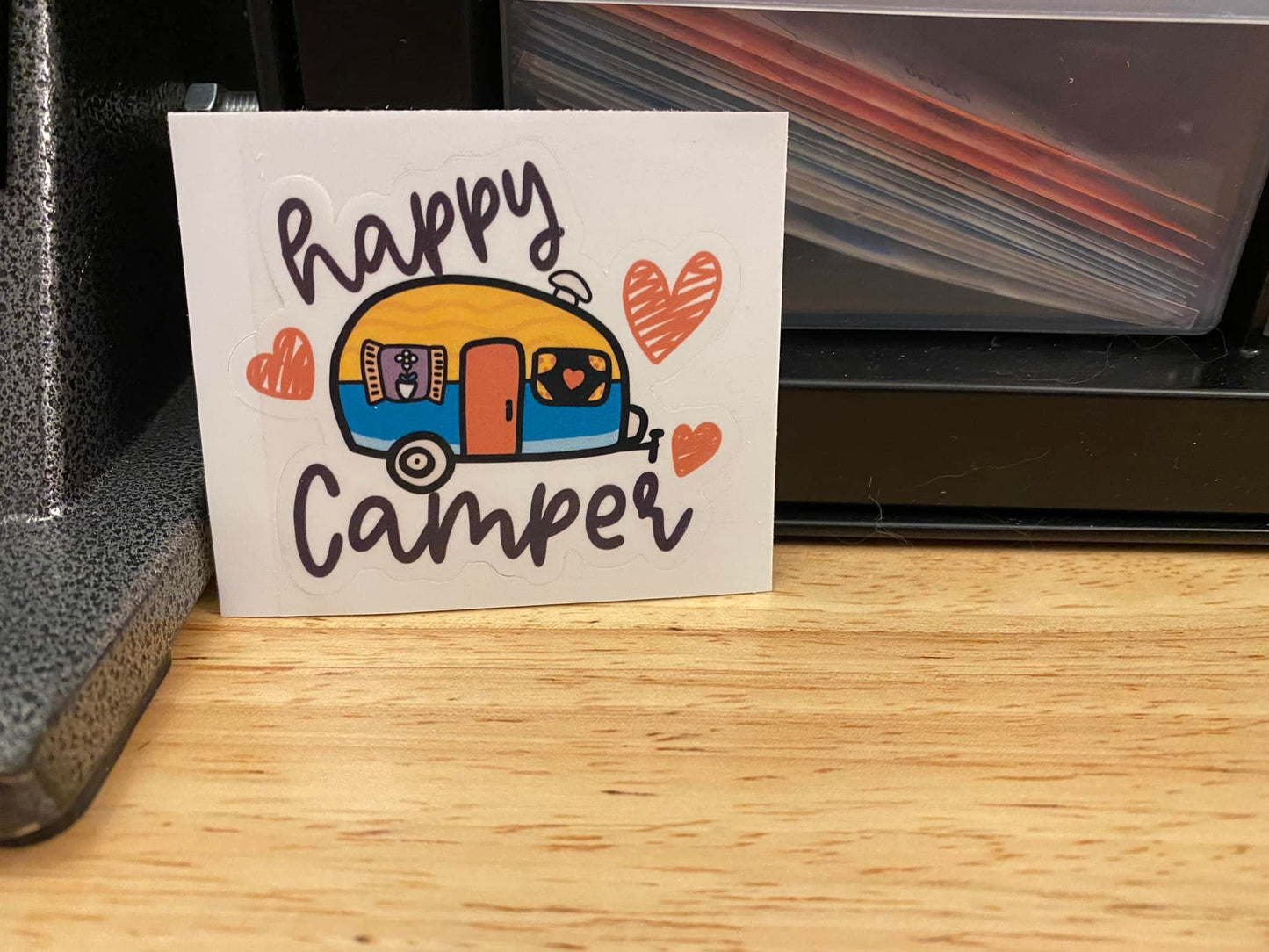 Happy Camper Sticker